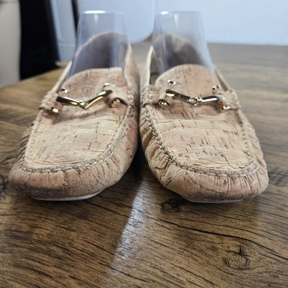 Donald J. Pliner Loren Cork Driving Mocs Loafers Horsr Bit - Picture 10 of 11